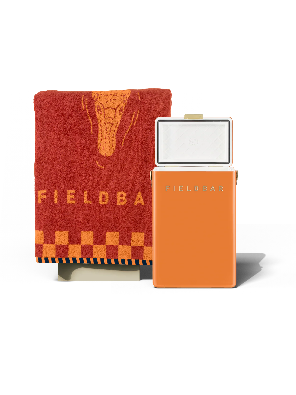 Drinks Box & Towel Bundle / Orchard Orange