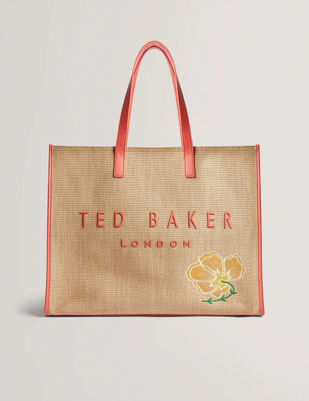 Women's FLORAFF-Floral Applique Extra Large Icon Bag Ted Baker South Africa