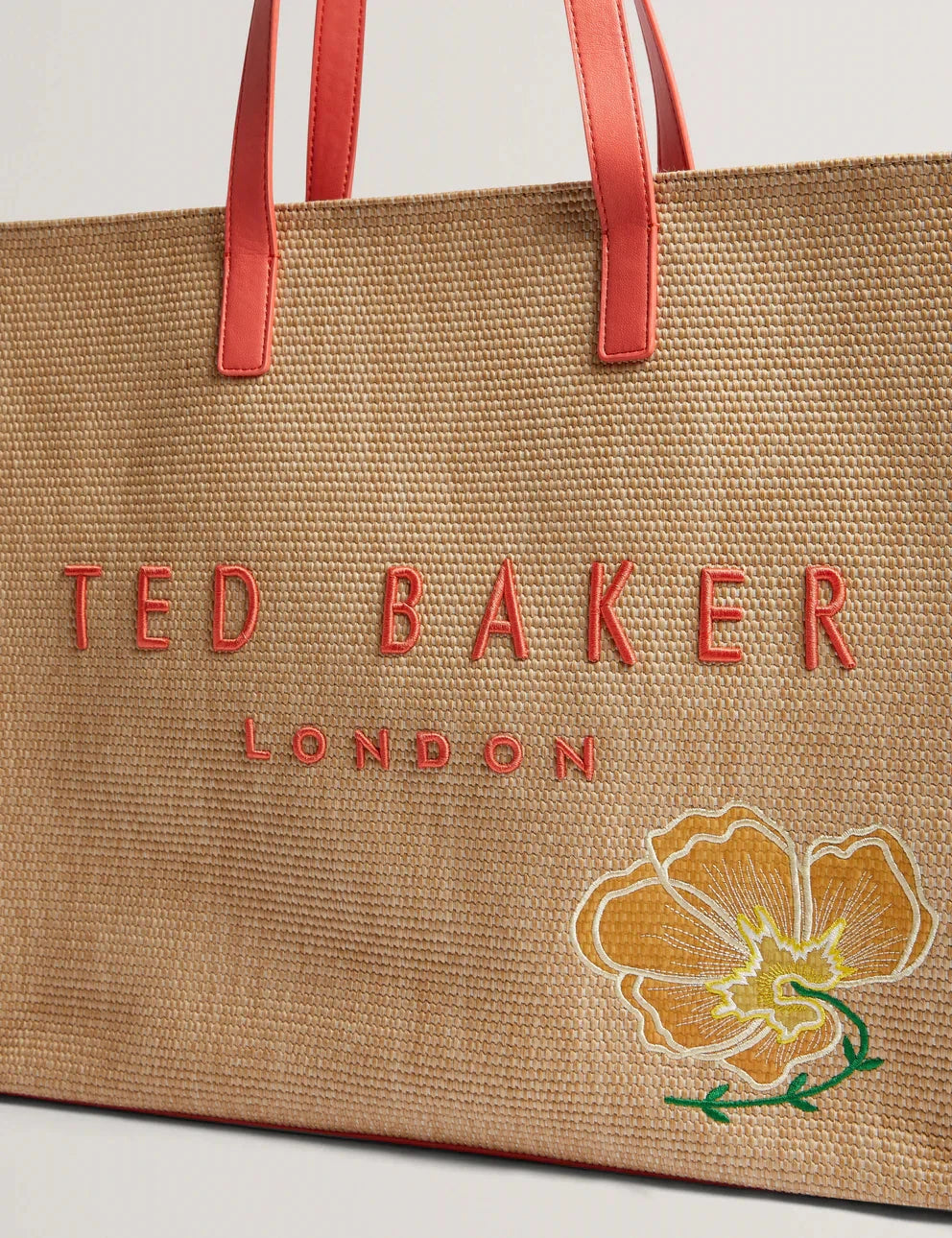 Women's FLORAFF-Floral Applique Extra Large Icon Bag Ted Baker South Africa