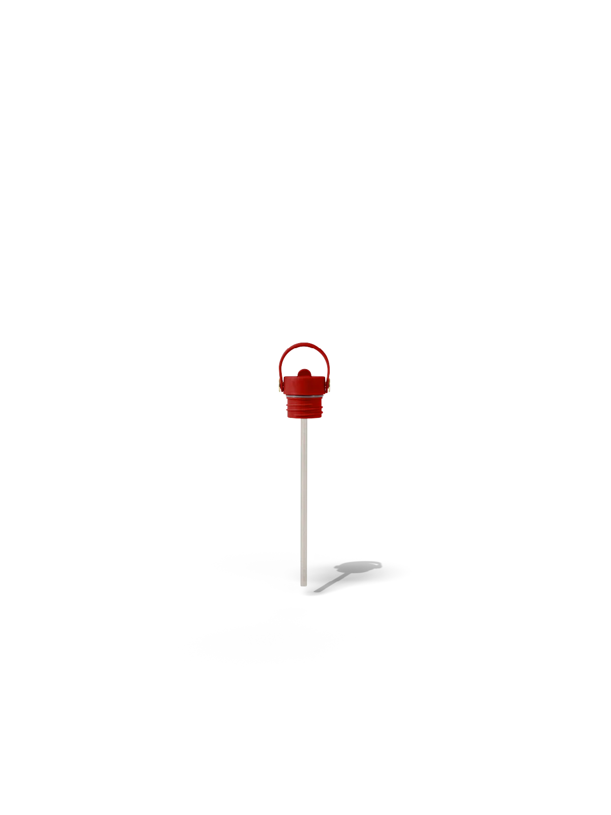 Field Bottle Sip Lid & Metal Straw / Lobster Red