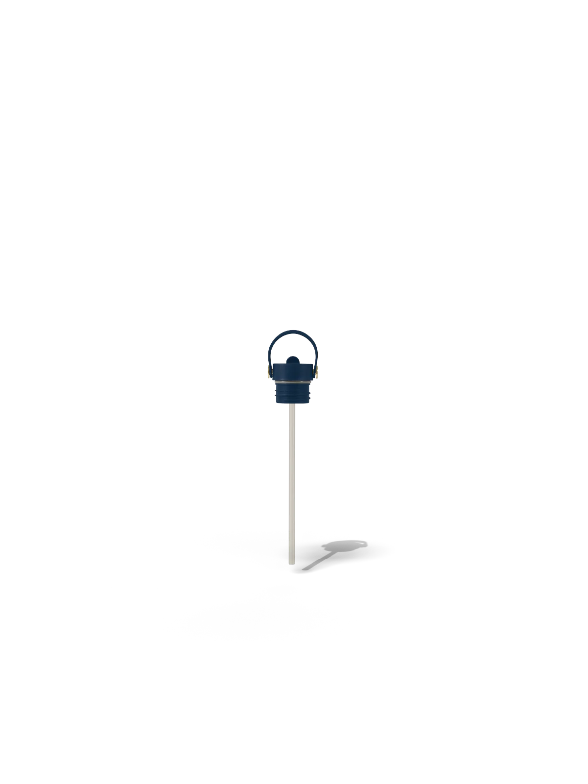 Field Bottle Sip Lid & Metal Straw / Sea Boat Blue