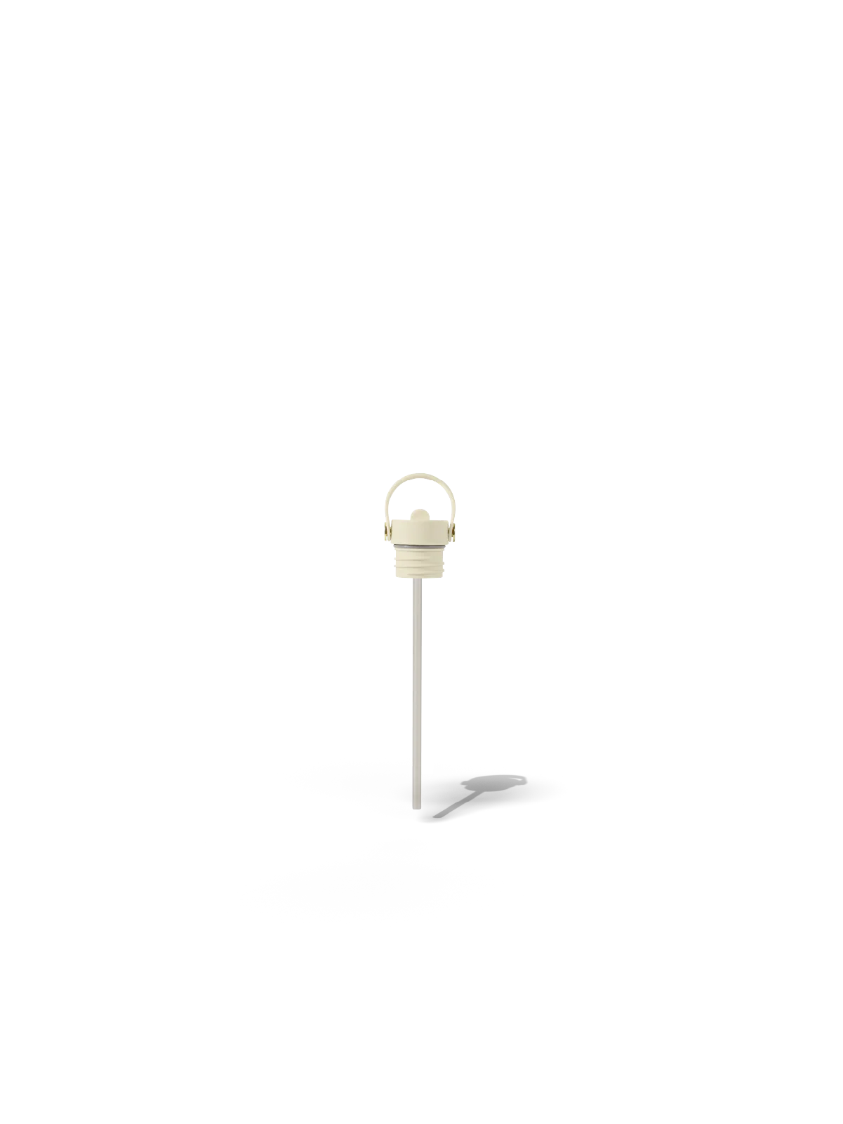 Field Bottle Sip Lid & Metal Straw / Safari White