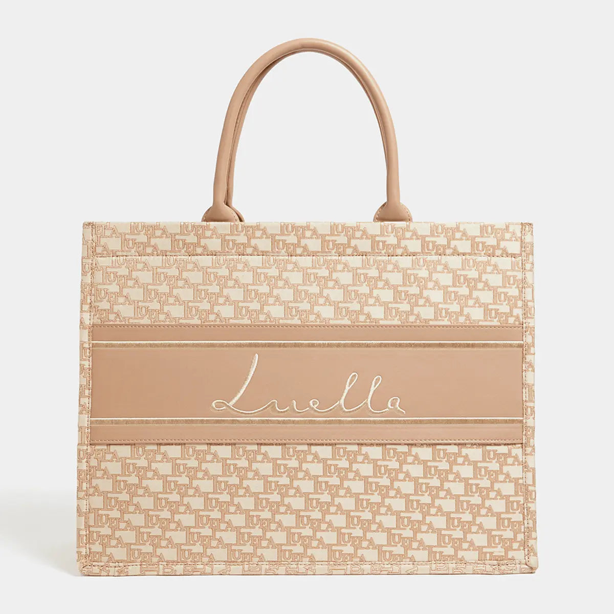 Large Jacquard Tote Bag - Bellabags Luella