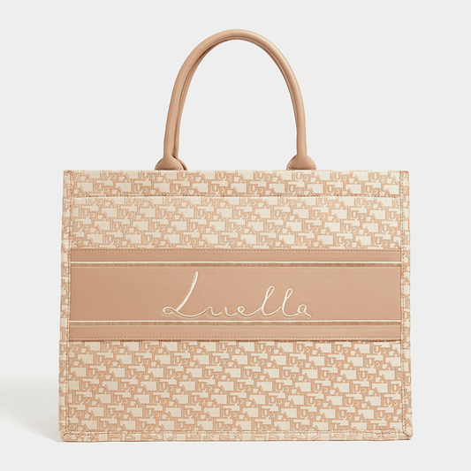 Large Jacquard Tote Bag - By Luella - Invoque