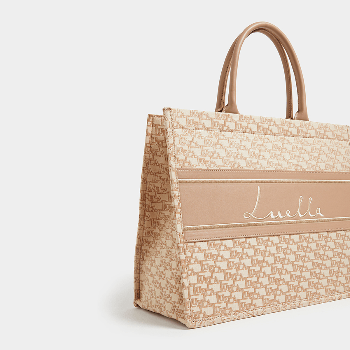 Large Jacquard Tote Bag - By Luella - Invoque