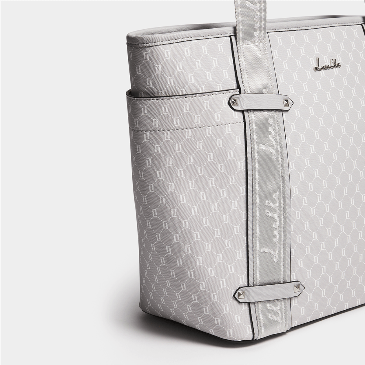 Logo Webbing Strap Side Pocket Shopper - By Luella - Invoque