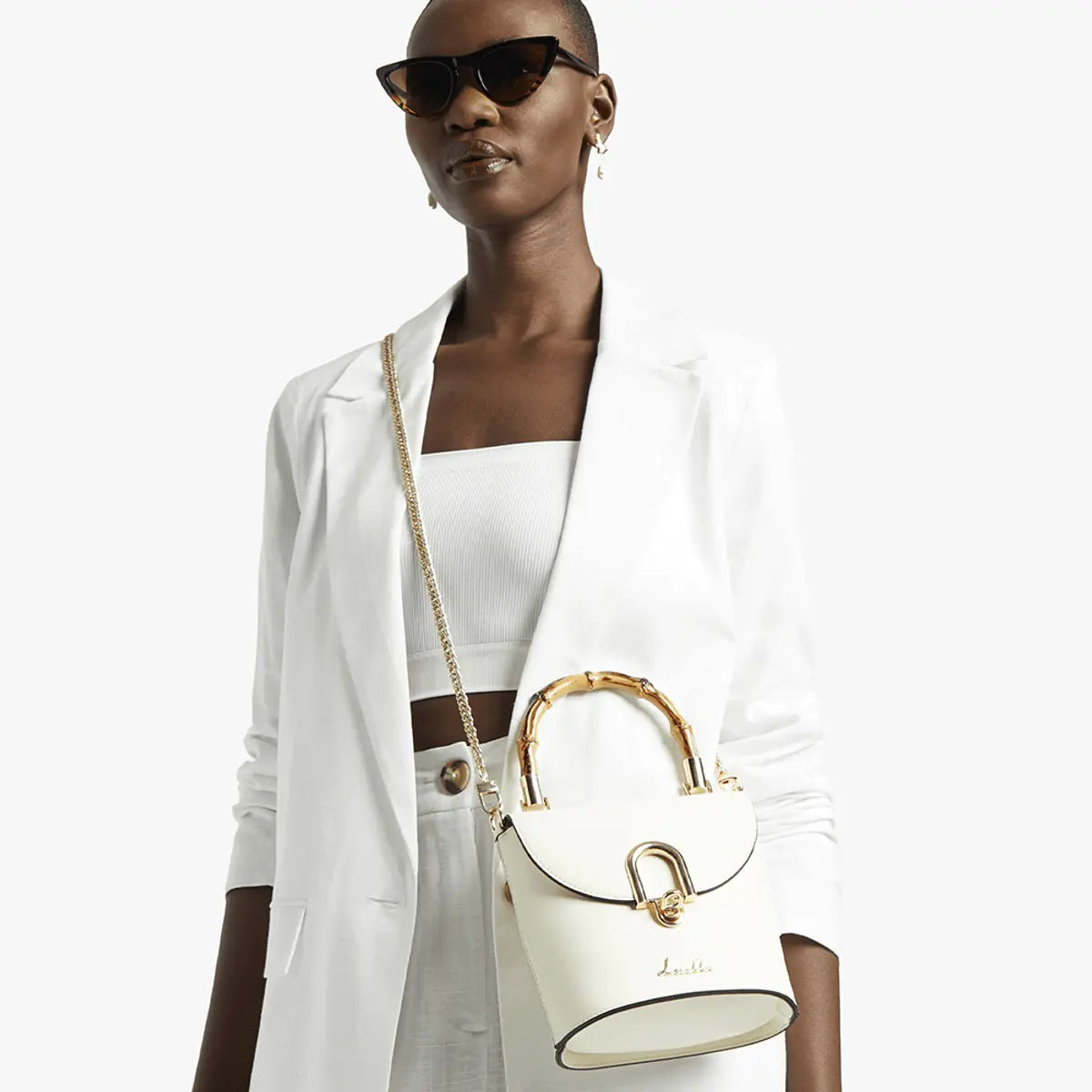 Bamboo Handle Mini Bag - Bellabags Luella