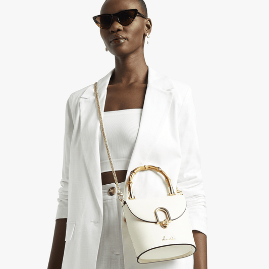 Bamboo Handle Mini Bag - By Luella - Invoque