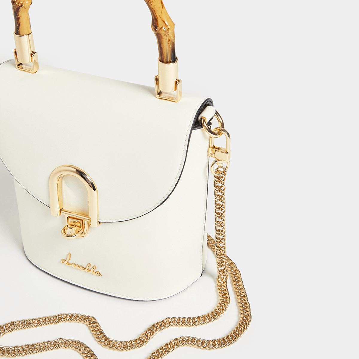 Bamboo Handle Mini Bag - By Luella - Invoque