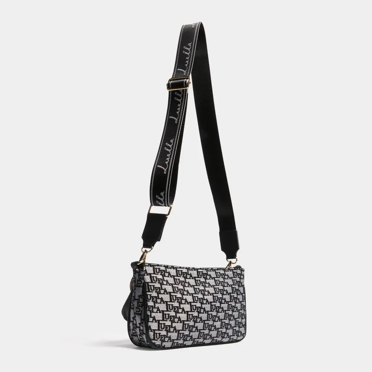 Jacquard Removable Pouch Crossbody Bag - Bellabags Luella
