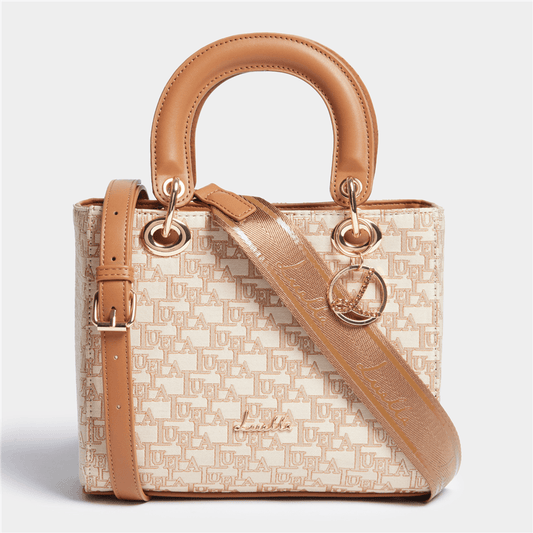 Jaquard Branded Mini Tote Bag - By Luella - Invoque