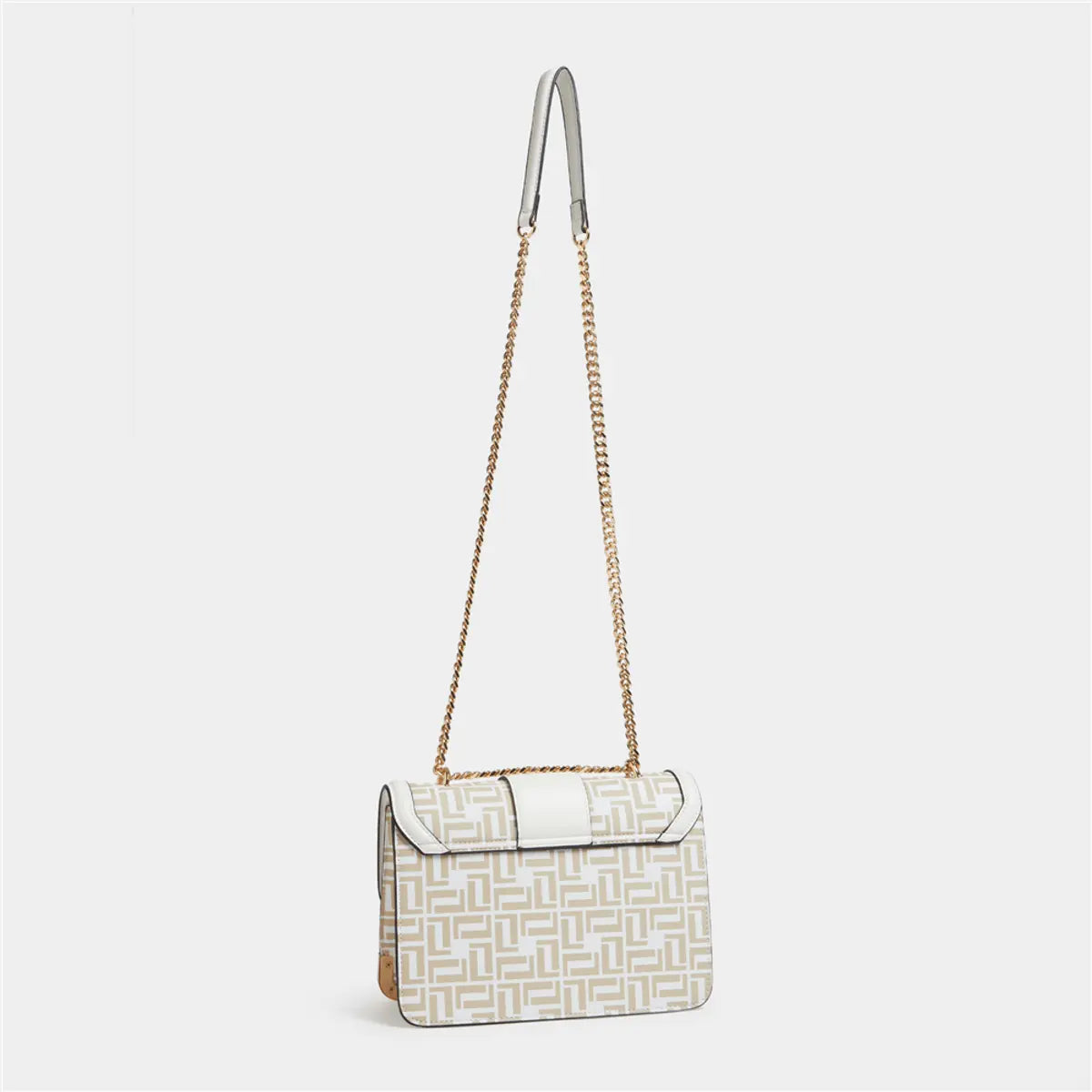 Monogram Studded Satchel Bag - Bellabags Luella