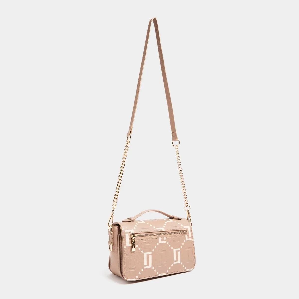 Monogram Print Lock Crossbody Bag - By Luella - Invoque