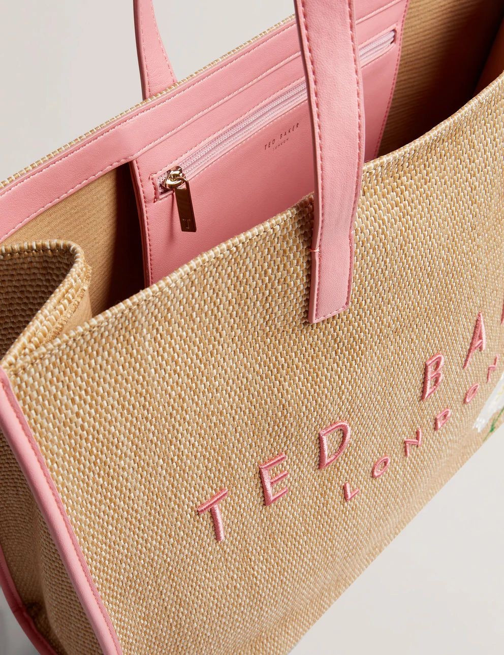 Women's FLORAFF-Floral Applique Extra Large Icon Bag Ted Baker South Africa