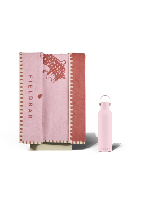Field Bottle & Towel Bundle / Nellie Pink
