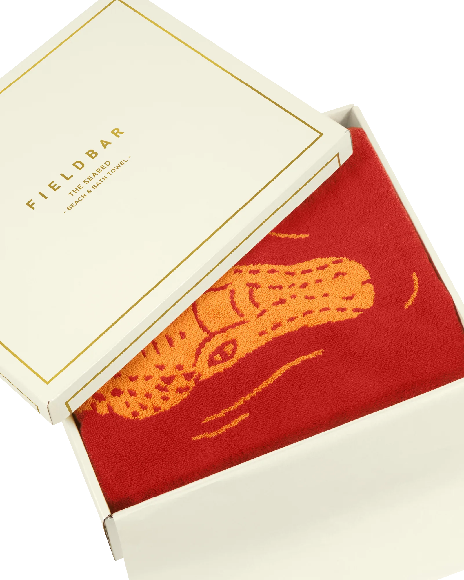 Seabed Beach & Bath Towel / Orchard Orange