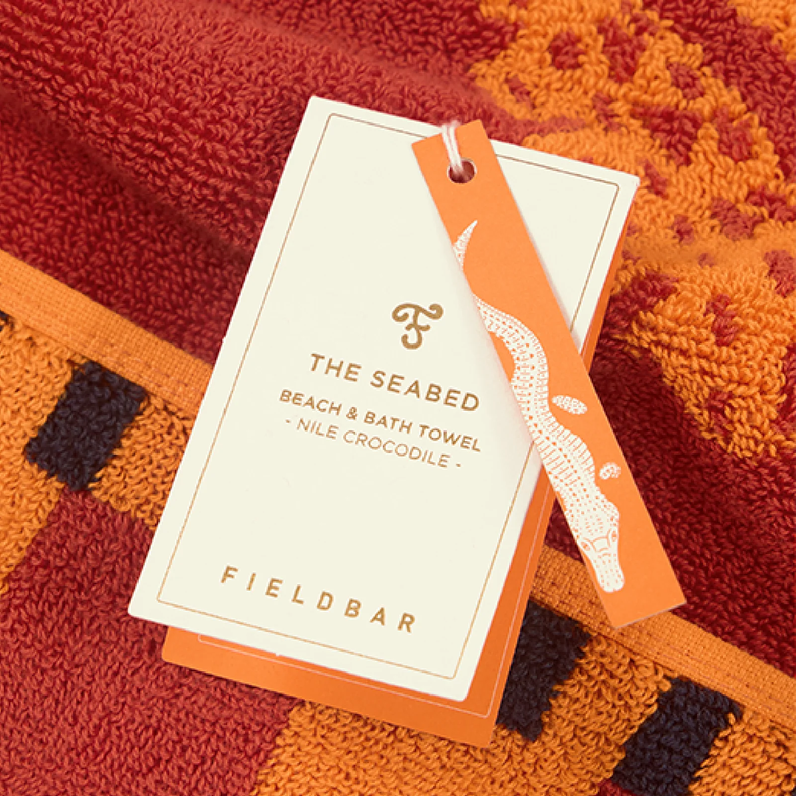 Seabed Beach & Bath Towel / Orchard Orange