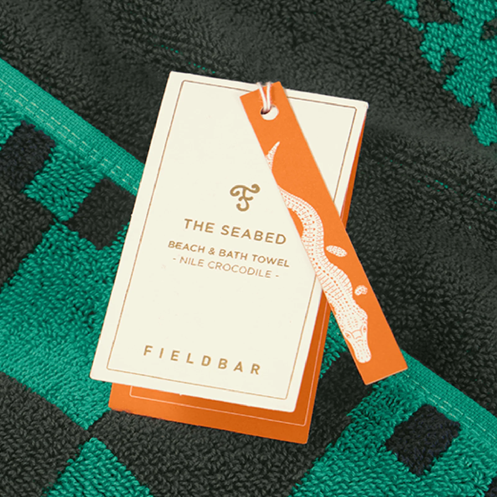 Seabed Beach & Bath Towel / Parisian Green