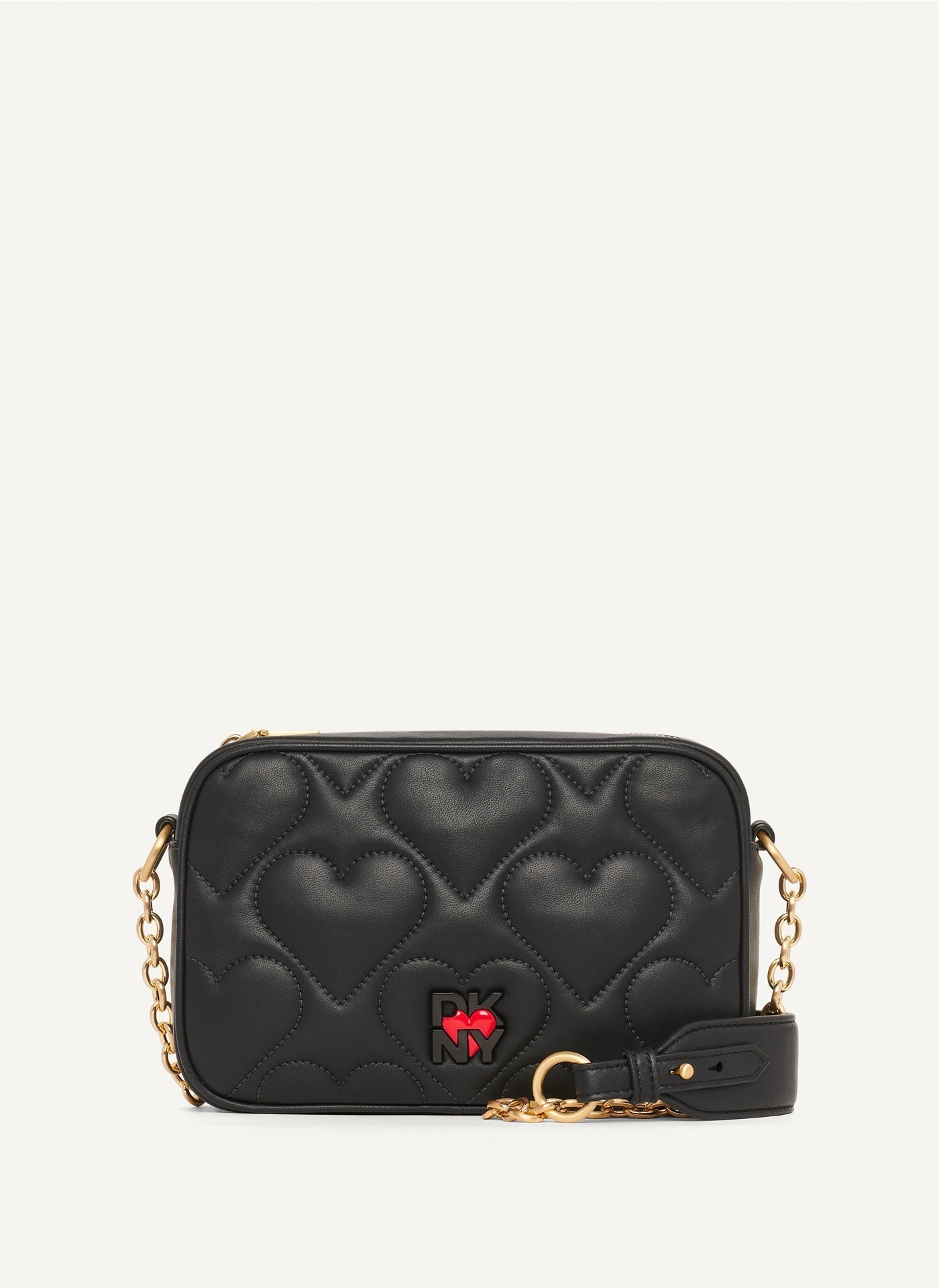 HEART OF NY QUILTED CAMERA BAG WITH CHAIN - By DKNY - Invoque