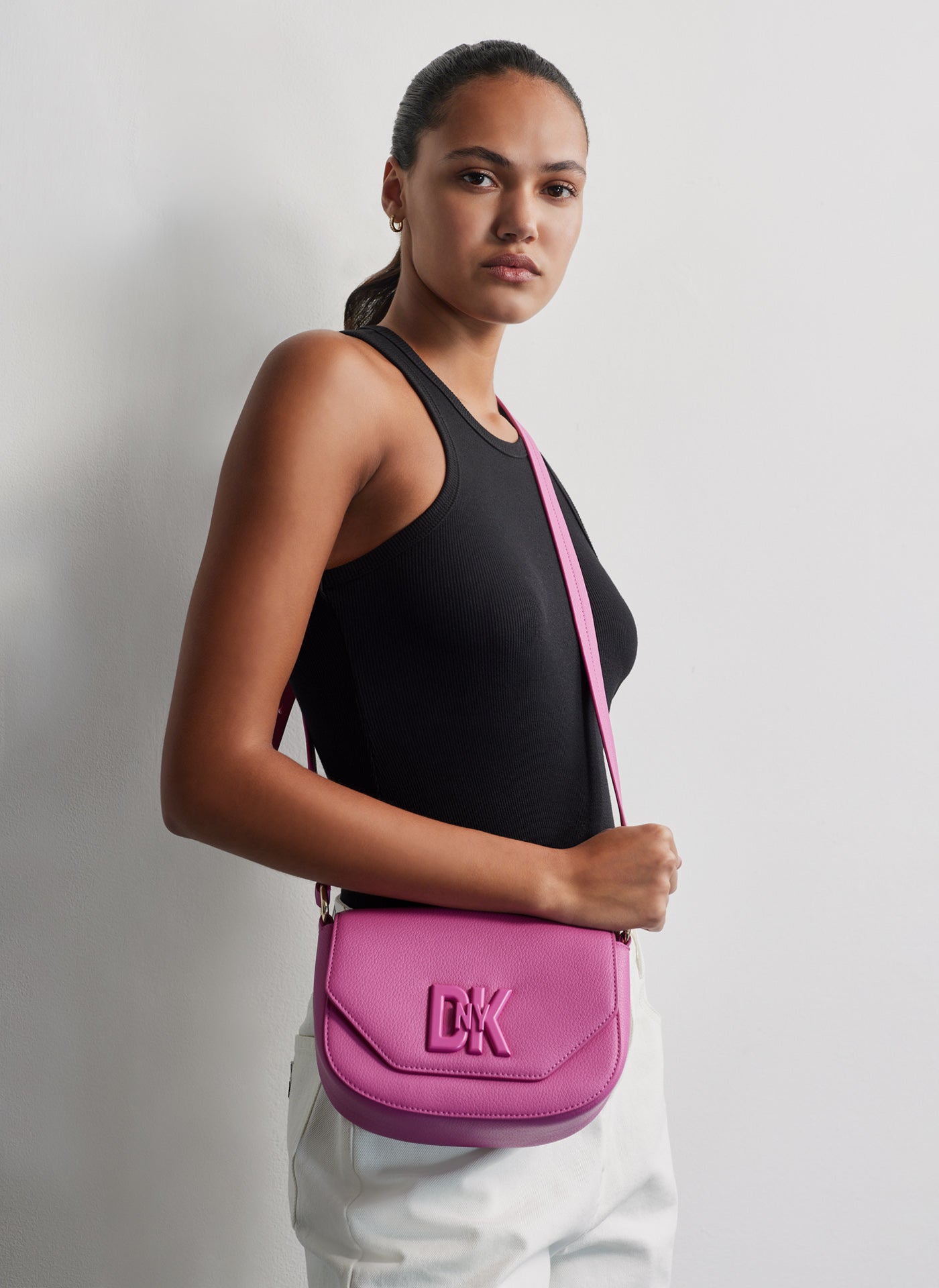 SEVENTH AVENUE MEDIUM FLAP CROSSBODY - By DKNY - Invoque