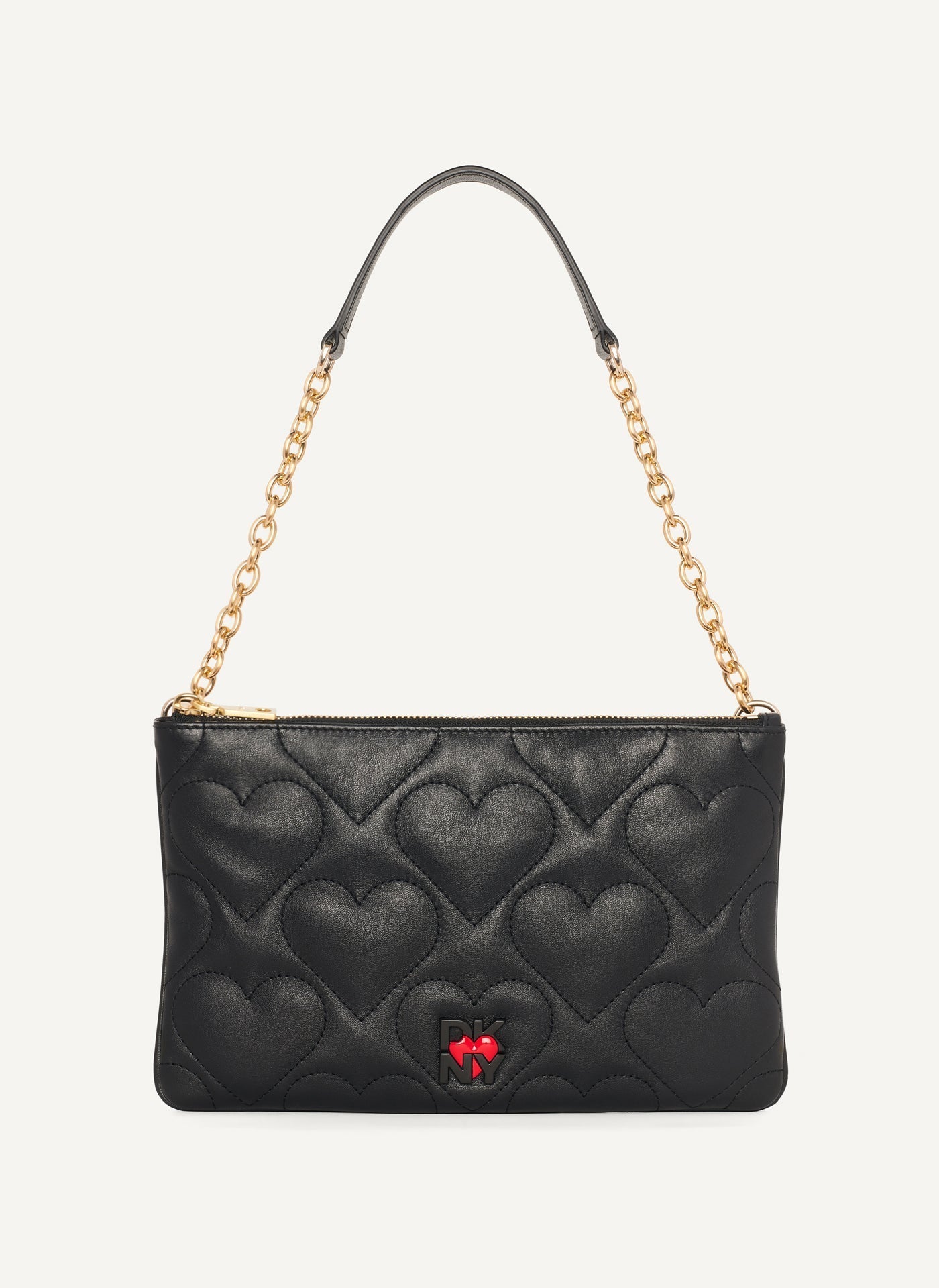 HEART OF NY QUILTED FLAT SHOULDER BAG - By DKNY - Invoque