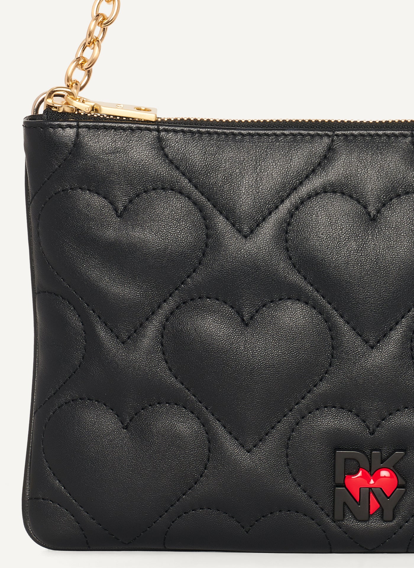 HEART OF NY QUILTED FLAT SHOULDER BAG - By DKNY - Invoque