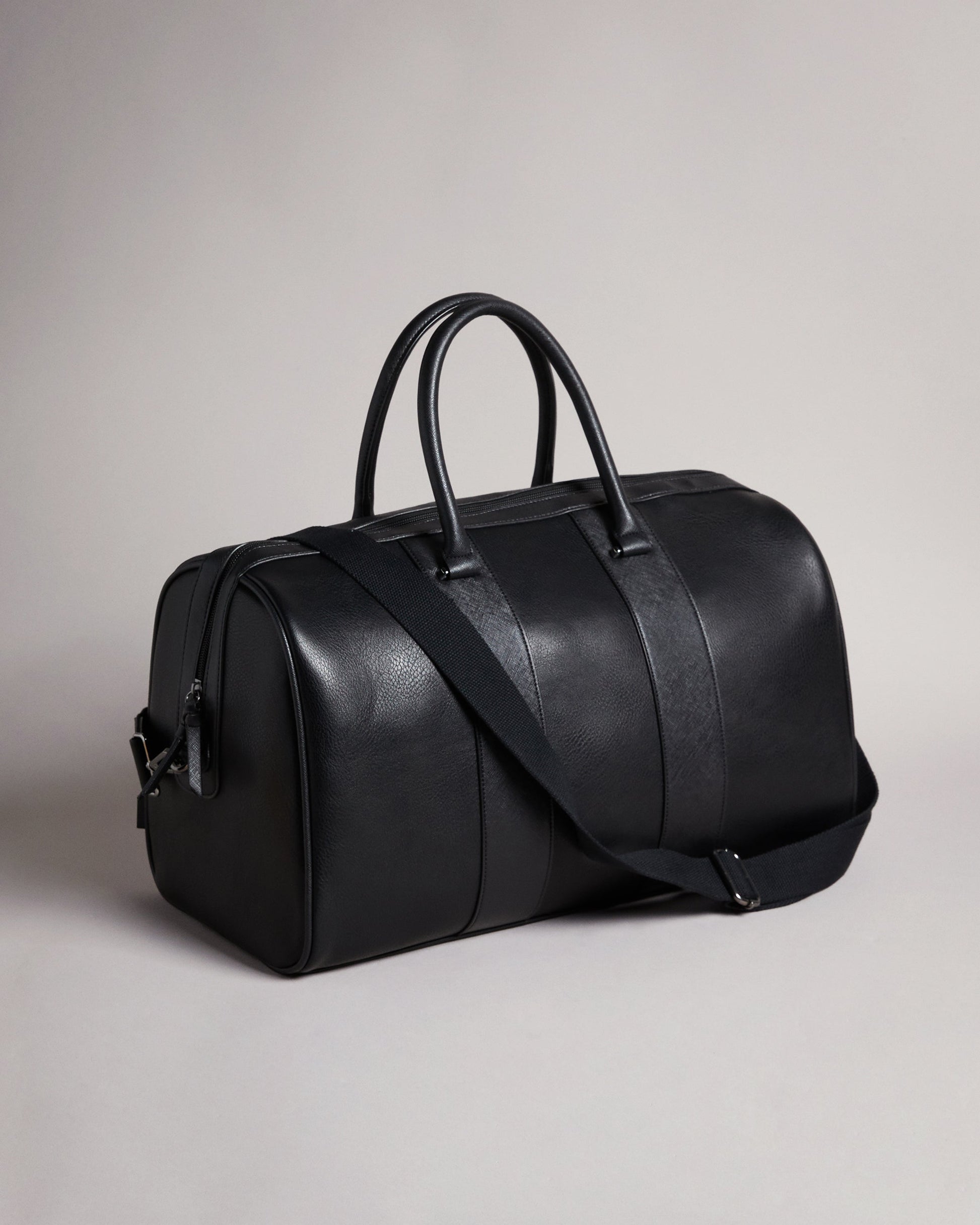 Men's Evyday-Striped Pu Holdall Black Ted Baker South Africa