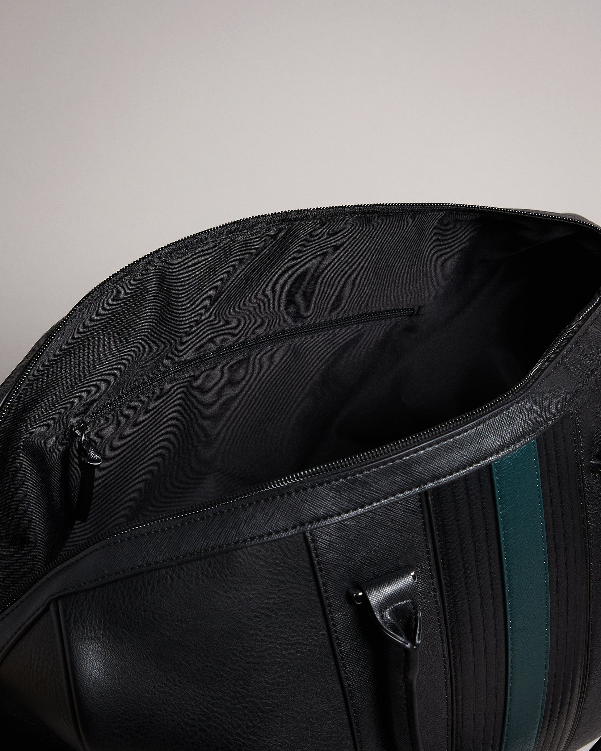 Men's Evyday-Striped Pu Holdall Black Ted Baker South Africa