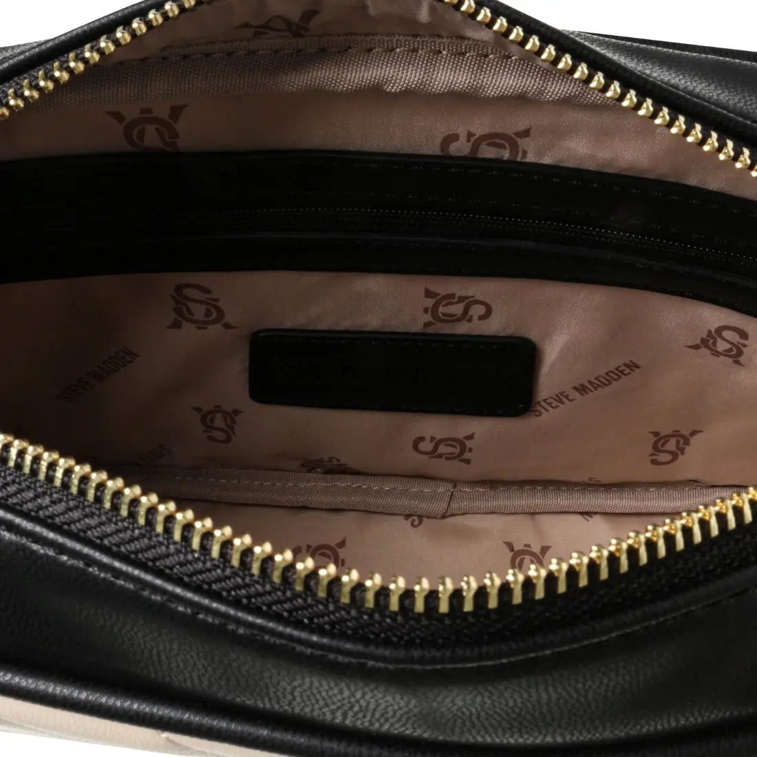 BZIRIA BONE / BLACK - Bellabags STEVE MADDEN