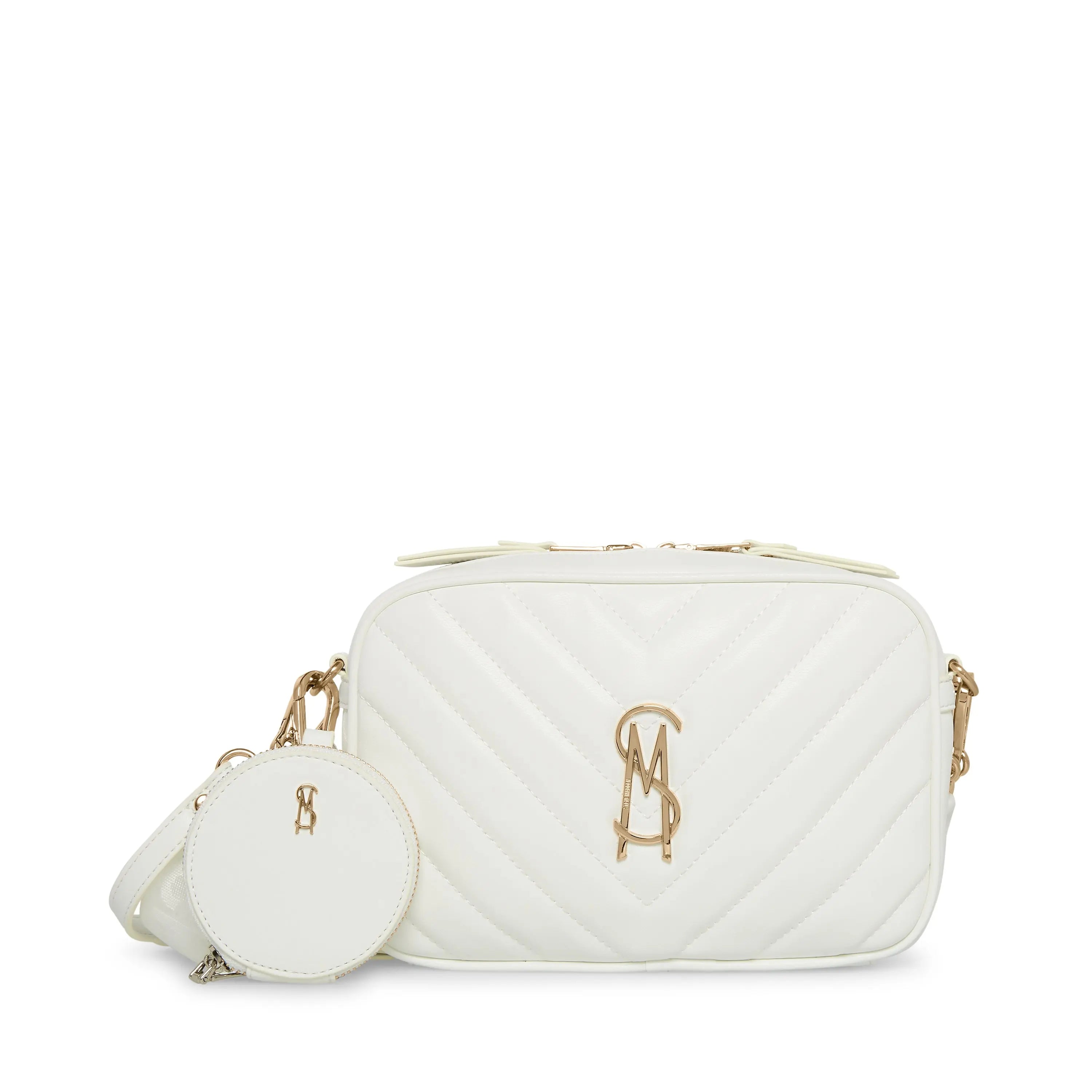 BZIRIA WHITE/GOLD - Bellabags STEVE MADDEN