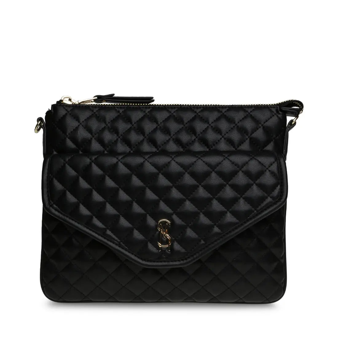 BFLAT BLACK/GOLD - Bellabags STEVE MADDEN