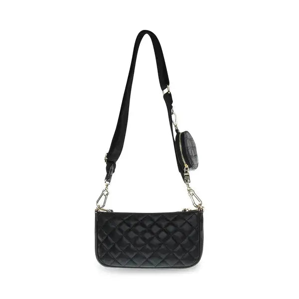 BURGENTL BLACK/BLACK - Bellabags STEVE MADDEN