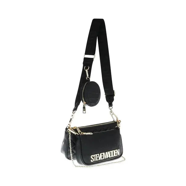 BURGENTL BLACK/BLACK - Bellabags STEVE MADDEN