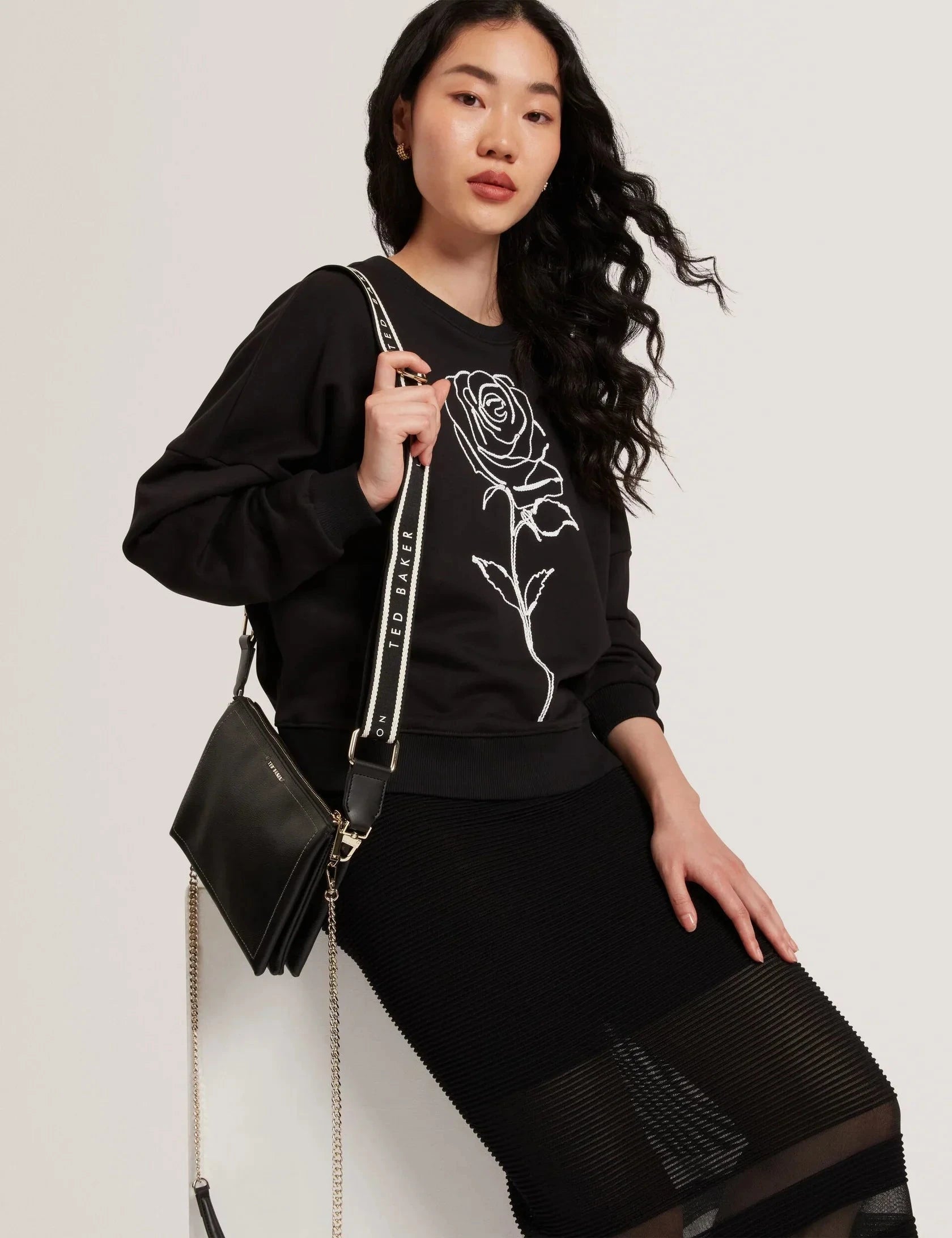 LARINDA: Webbing Small Leather Crossbody Bag Ted Baker South Africa