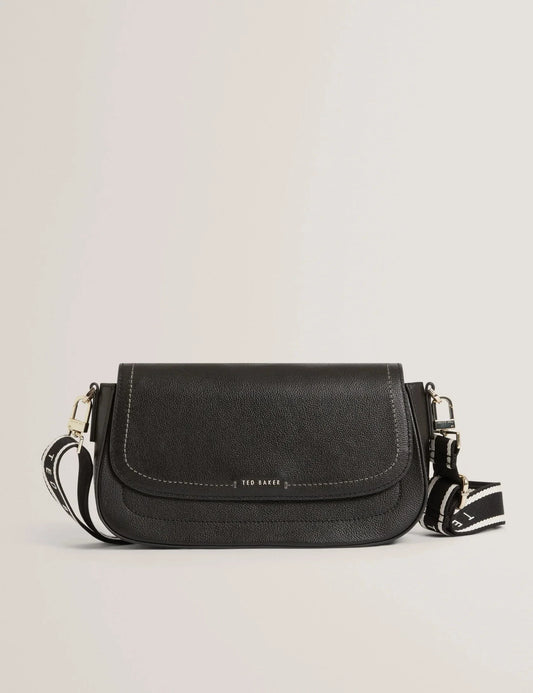 LOUIIZE: Webbing Leather Flapover Crossbody Bag Ted Baker South Africa