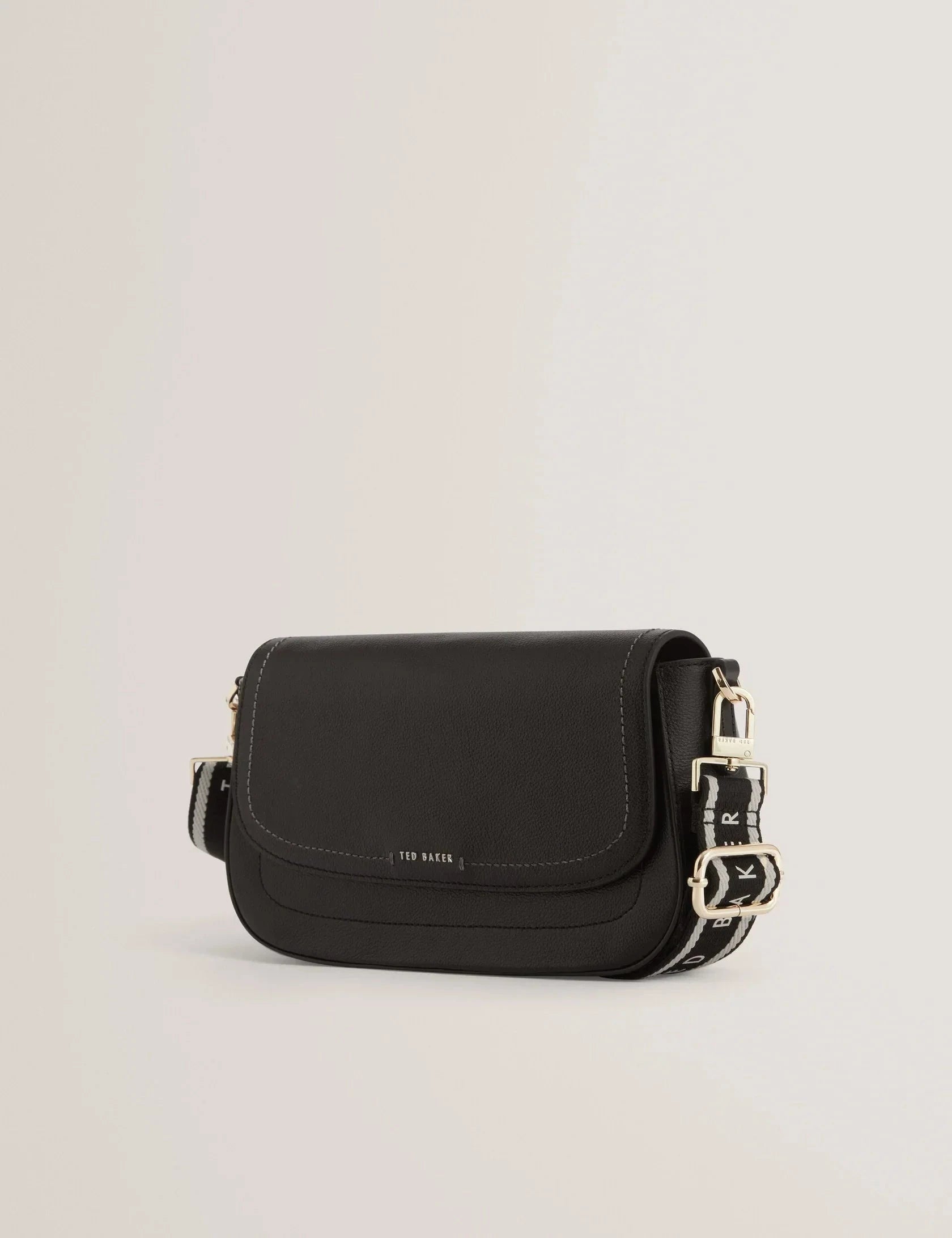 LOUIIZE: Webbing Leather Flapover Crossbody Bag Ted Baker South Africa