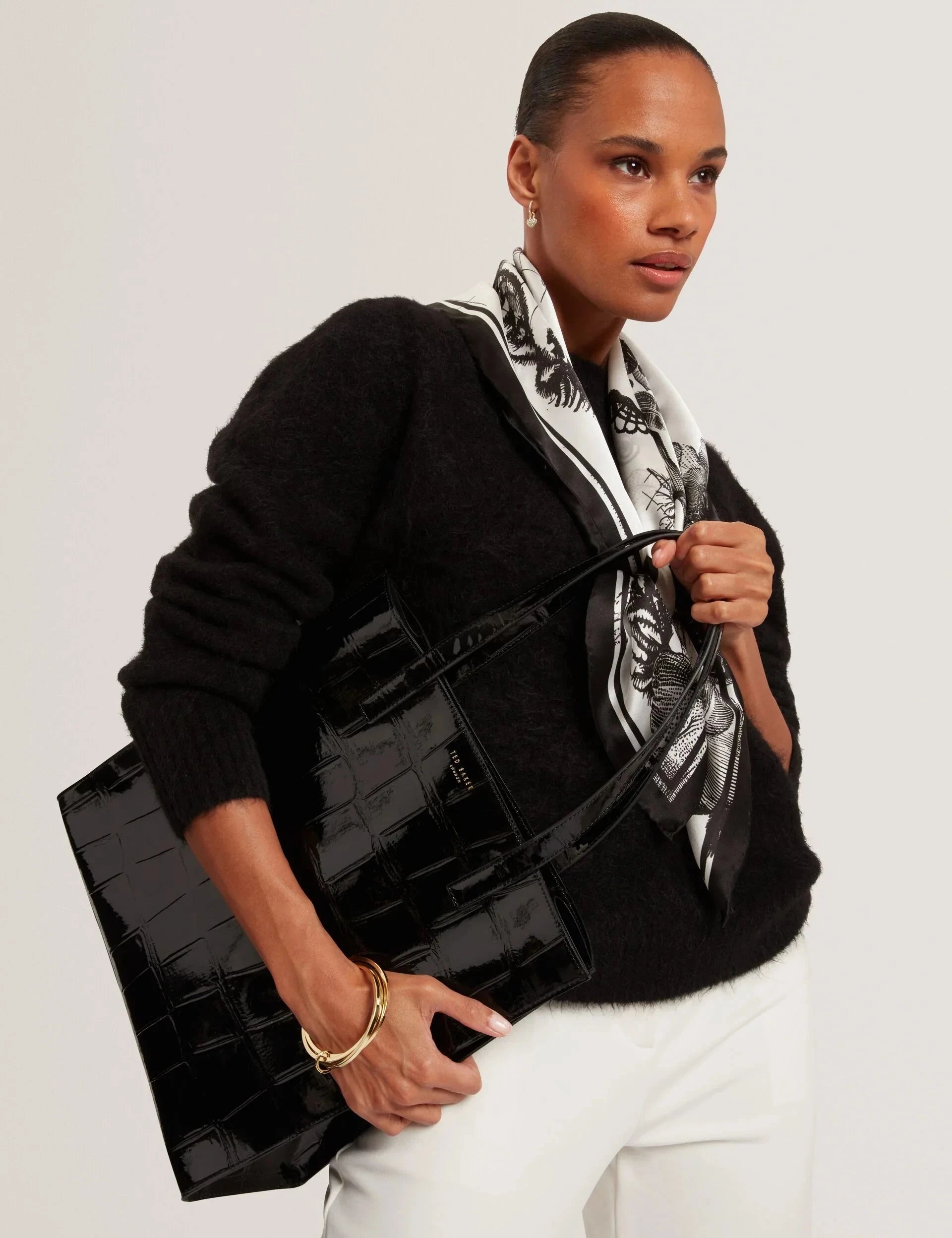 VANNDA: Croc Effect Large Icon Bag Ted Baker South Africa