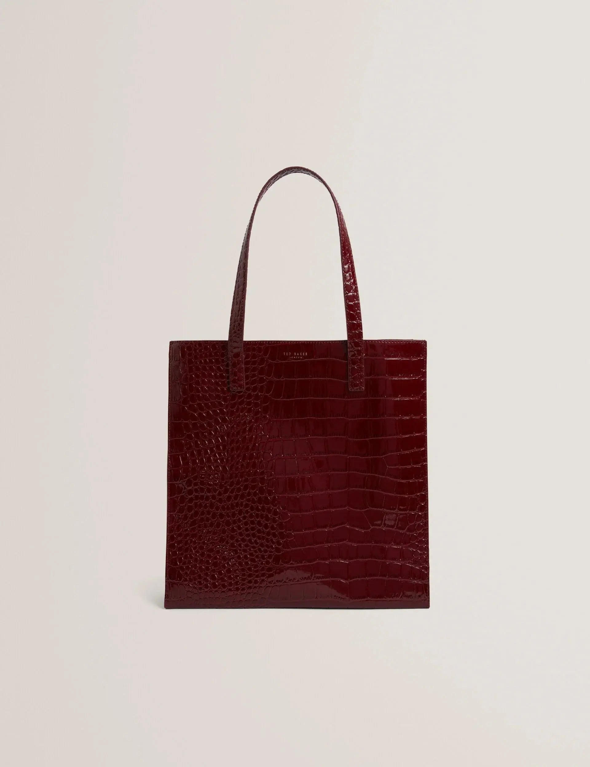 WENELLA: Croc Effect Large Icon Bag - Bellabags Ted Baker