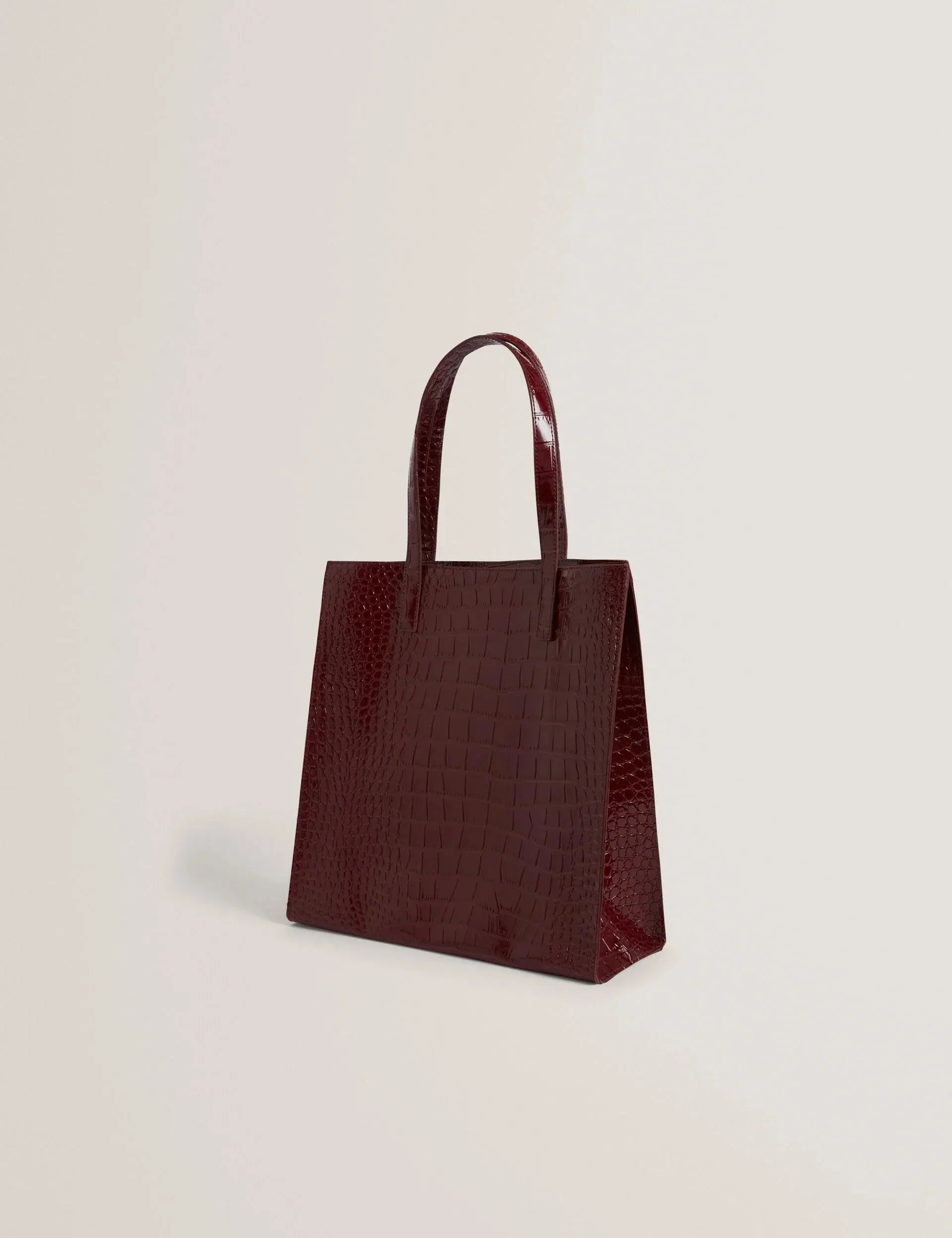 WENELLA: Croc Effect Large Icon Bag - Bellabags Ted Baker