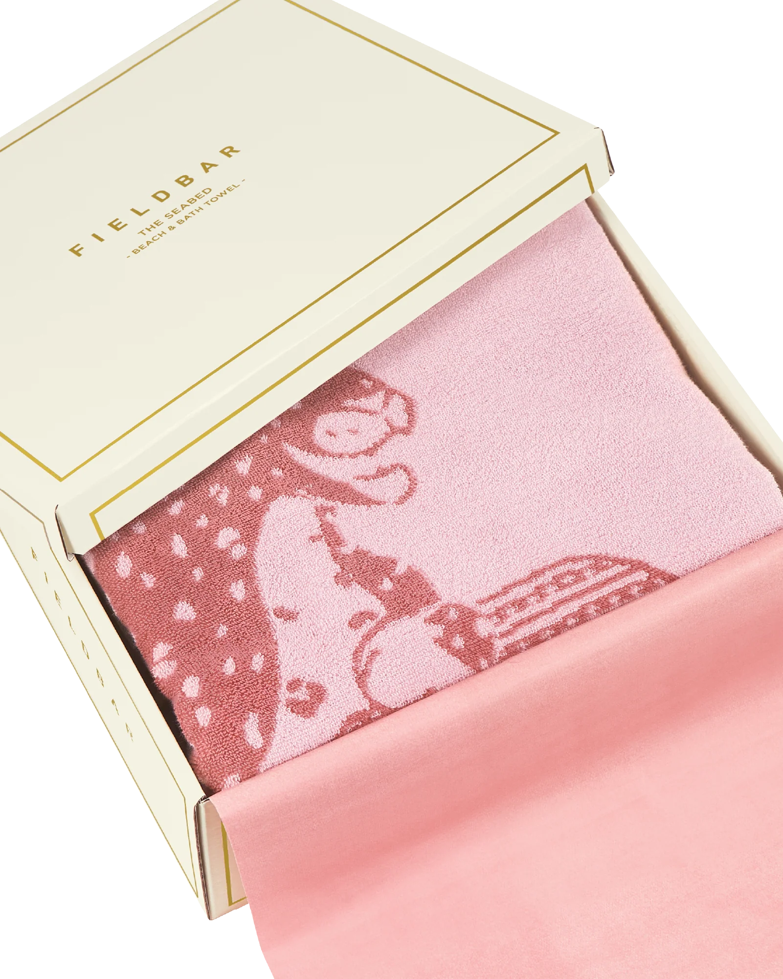 Seabed Beach & Bath Towel / Nellie Pink