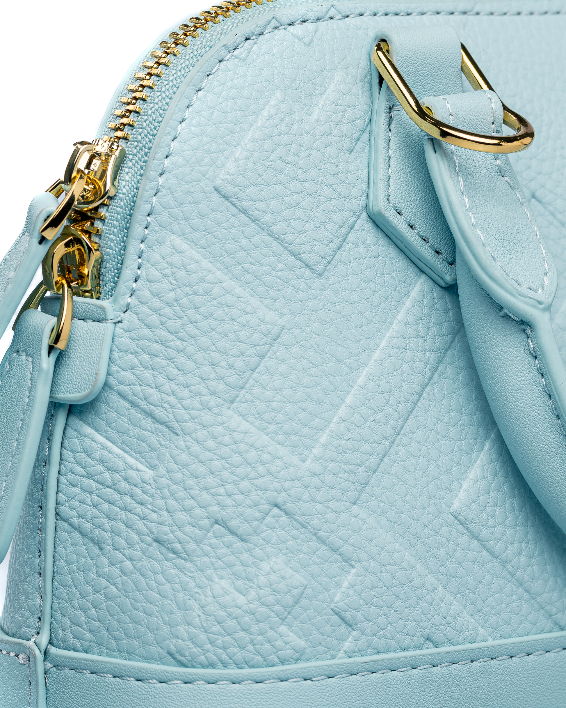 EMBOSSED DOME BAG - BLUE - By GALXBOY - Invoque