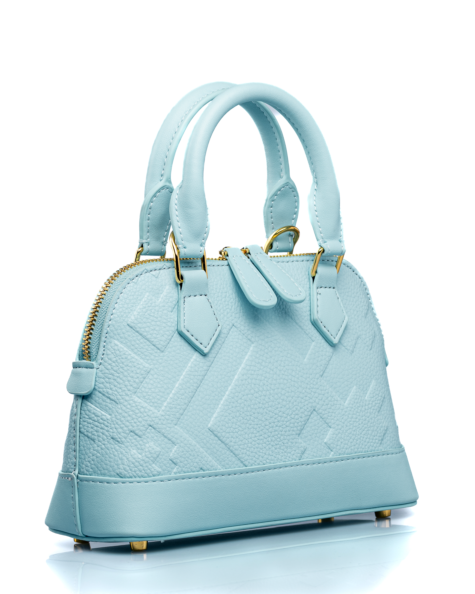 EMBOSSED DOME BAG - BLUE - By GALXBOY - Invoque