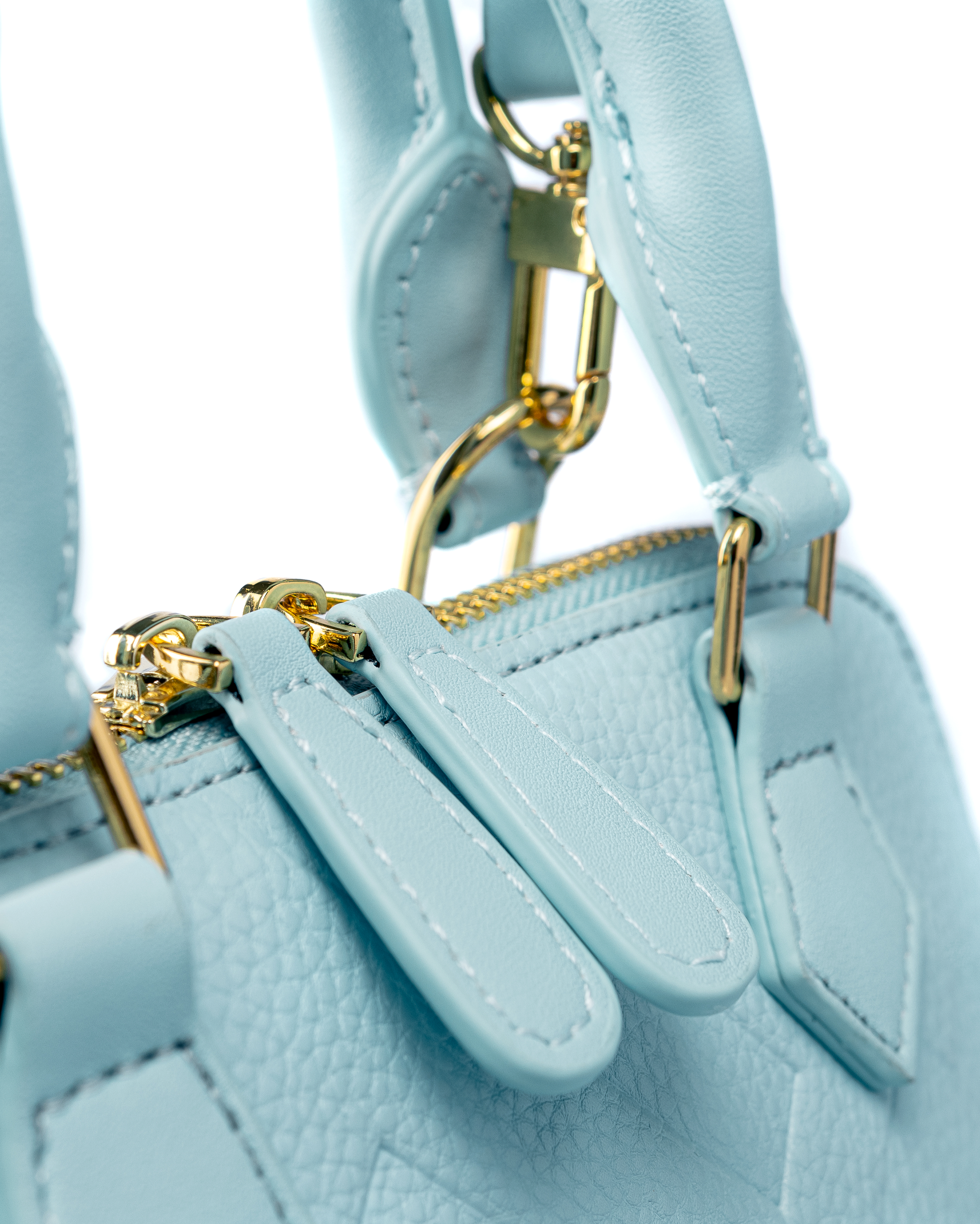 EMBOSSED DOME BAG - BLUE - By GALXBOY - Invoque