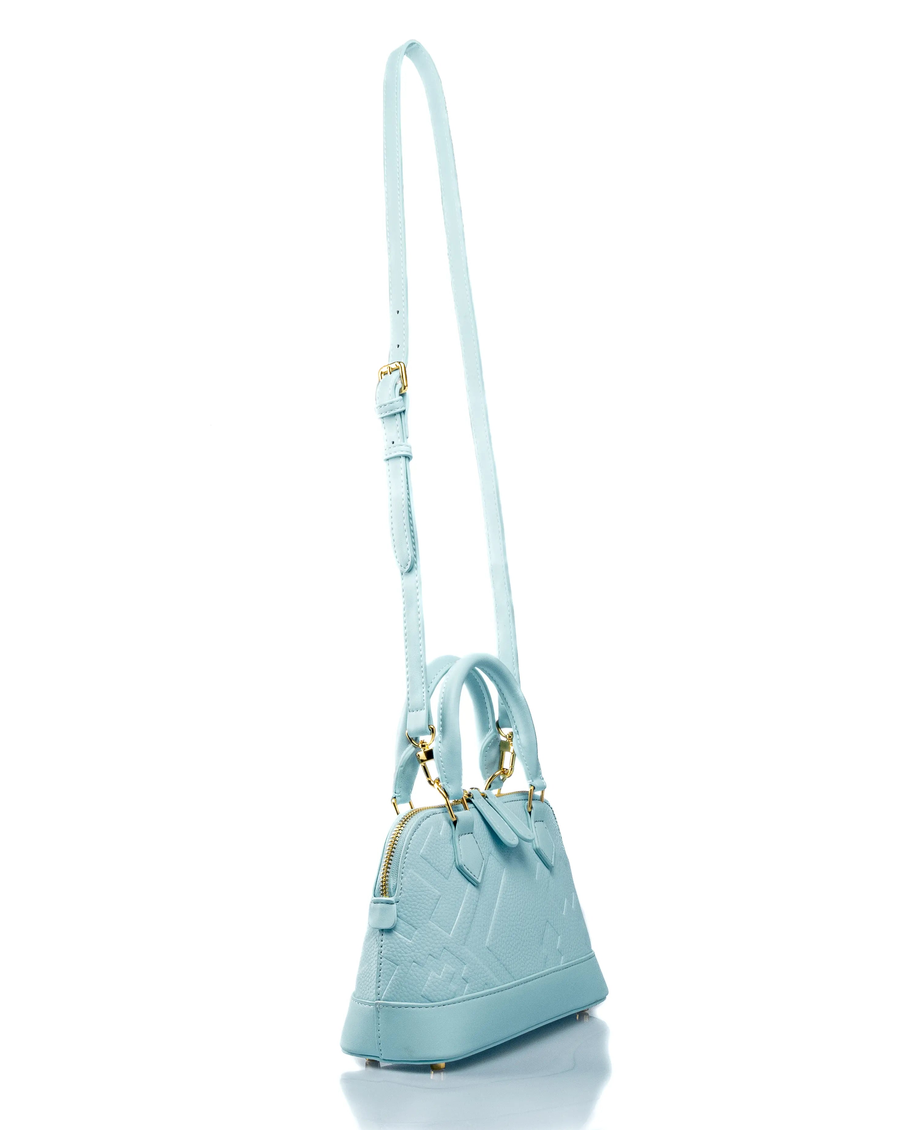 EMBOSSED DOME BAG - BLUE - Bellabags GALXBOY