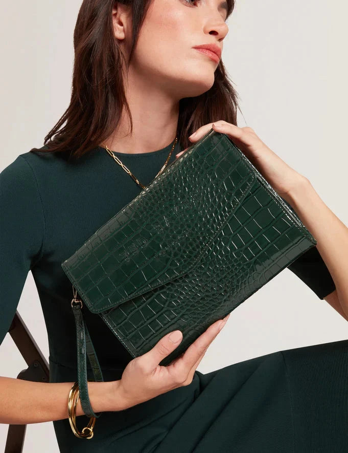 Women's CROCEY-Croc Effect Envelope Pouch Ted Baker South Africa